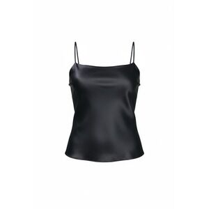 Alice + Olivia Classics Grey Satin Camisole Spaghetti Strap Tank Top Size S